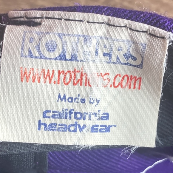 90’s Rothers Tarleton State University Purple Texans Hat Adjustable - Picture 8 of 9